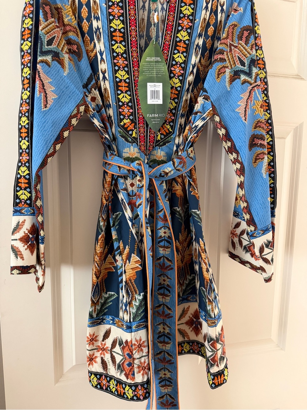 FARM Rio Long sleeve mini dress - Picture 5 of 6